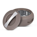 Tabakh Gourmet Inner Stainless Steel Casserole Set of 3 with Lockable Lid,(2000+3000+5000 ml), BPA Free Insulated Casserole Set |Food Grade Serving Set |Ideal for Chapati,Warm & Fresh Food,Brown
