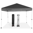 10'x10' Srtaight Leg, Pop & Easy Up Canopy with 4 Wheels