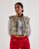 Grindhouse Cropped Camo Vest