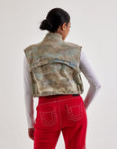 Grindhouse Cropped Camo Vest