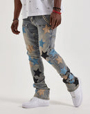Guapi Stacked Star Denim Jeans