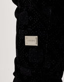 Guapi Velour Stacked Monogram Jeans