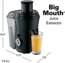 Hamilton Beach 67601 Big Mouth Juice Extractor, Black 110v