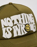 Happy Caps Nothing Is Wrong Trucker Hat