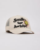 Happy Caps Smile For Awhile Trucker Hat
