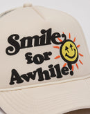Happy Caps Smile For Awhile Trucker Hat