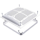 Hayward 12" x 12" High Flow Grate w/ Inner Frame | WGX1032BHF2