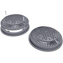 Hayward 8" Dual Suction Frame & Cover, Round, Dark Gray | WG1030AVDGRPAK2