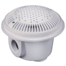 Hayward 8" Round Main Drain Dual Outlet Suction, 2" FIP x 1-1/2"  FIP, White, Concrete  | WG1052AVPAK2