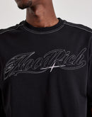 Hoodrich Oversized Script Logo Tee