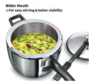 Hawkins Classic 5 Litre Tri-Ply Pressure Cooker, Triply Stainless Steel Inner Lid Cooker, Silver (SSTCL50)