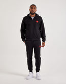 Hugo Daple Box Logo Full-Zip Fleece Hoodie