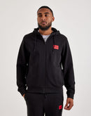 Hugo Daple Box Logo Full-Zip Fleece Hoodie