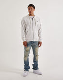 Hugo Delastomer Full-Zip Fleece Hoodie