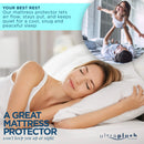 Waterproof Mattress Protector - White - King