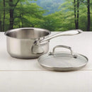 Classic 1qt Stainless Steel Saucepan with Cover - Silver