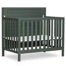 Bellport 4 in 1 Convertible Mini Crib - Safari Green