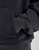 DH Essentials Acid Wash Fleece Pullover Hoodie