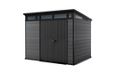 Keter Cortina 9×7 Storage Shed – Graphite