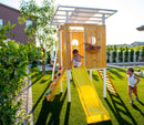 Forest - Modern Backyard Outdoor Swing Set 2 Swings and Trapeze Bar
