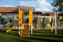 Forest - Modern Backyard Outdoor Swing Set 2 Swings and Trapeze Bar