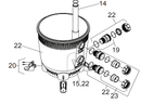 Jandy CL Tank Bottom Assembly R0466500
