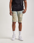 Jordan Craig Basic Distressed Denim Shorts