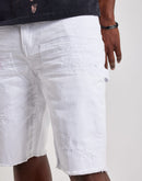 Jordan Craig Distressed Double-Knee Denim Carpenter Shorts