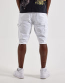 Jordan Craig Distressed Double-Knee Denim Carpenter Shorts
