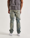 Jordan Craig Collins Straight Distressed Denim Jeans