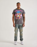 Jordan Craig Collins Straight Distressed Denim Jeans