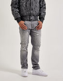 Jordan Craig Collins Distressed Straight Denim Jeans