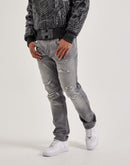 Jordan Craig Collins Distressed Straight Denim Jeans