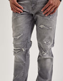 Jordan Craig Collins Distressed Straight Denim Jeans