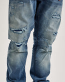 Jordan Craig Collins Distressed Straight Denim Jeans