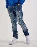 Jordan Craig Sean Slim Distressed Denim Jeans