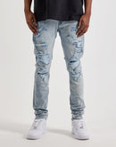 Jordan Craig Sean Slim Distressed Denim Jeans