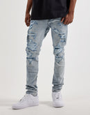 Jordan Craig Sean Slim Distressed Denim Jeans