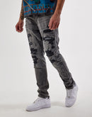 Jordan Craig Distressed Sean Slim Denim Jeans