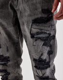 Jordan Craig Distressed Sean Slim Denim Jeans