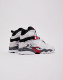 Jordan Air Jordan 8 Retro 'White and True Red' Grade-School