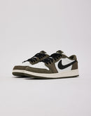 Jordan Air Jordan 1 Retro Low 'Medium Olive' Grade-School