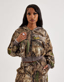 Jordan Realtree Mod Cropped Full-Zip Hoodie