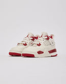 Jordan Air Jordan 4 Retro 'Pale Ivory and Tough Red' Toddler