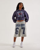 Jordan Howard University Flight Fleece Cropped Full-Zip Hoodie