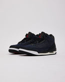 Jordan Air Jordan 3 Retro x Levi's 'Indigo and Gym Red' Grade-School