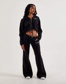 Juicy Couture Angel Reese Wide Leg Fleece Pants