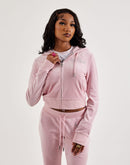 Juicy Couture Angel Reese Big Bling Velour Hoodie