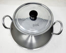 Tabakh Aluminium Kadai With Lid 22cm