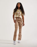 Kilogram Stacked Cargo Pocket Gemstone Denim Jeans
